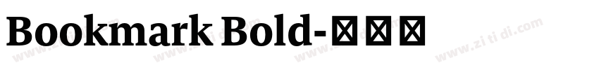 Bookmark Bold字体转换